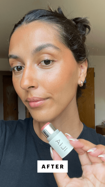 Gutierrez after applying the Ilia MultiStick