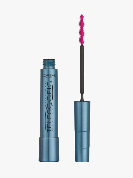 L'Oréal Paris Telescopic Original Waterproof Mascara in branded component on a light gray background